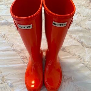 Red Hunter Rain Boots